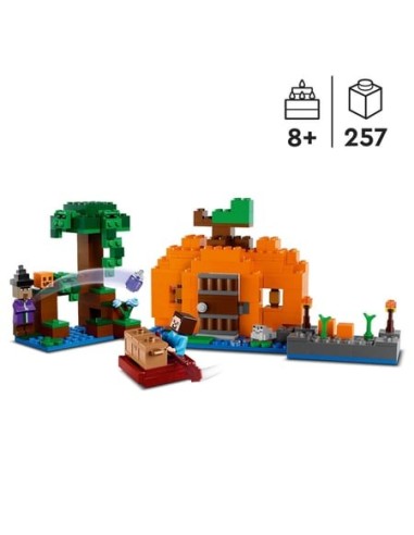 GIOCATTOLO PUBBLICIZZATO: vendita online MINECRAFT 21248 LA FATTORIA DELLE ZUCCHE in offerta