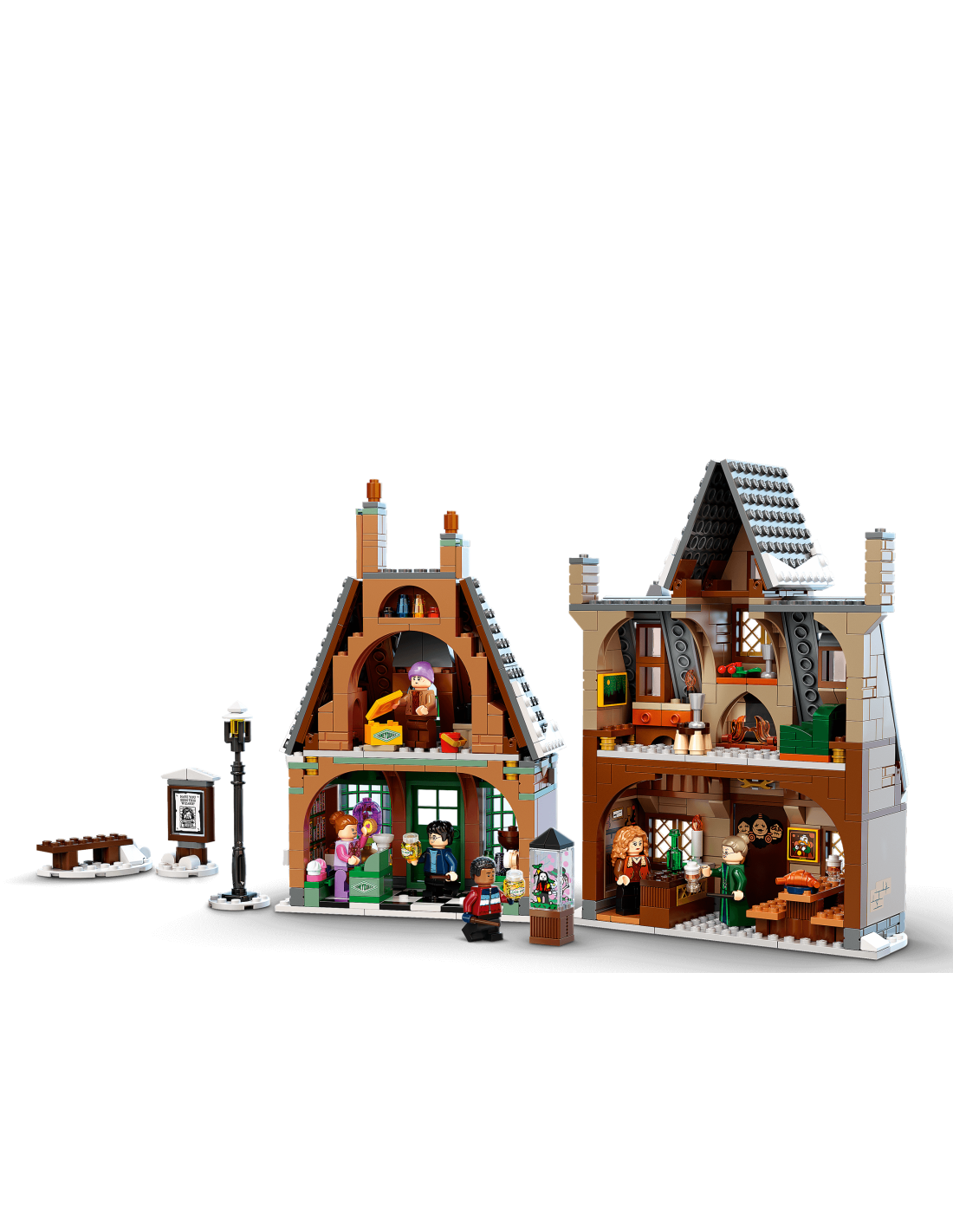 GIOCATTOLO PUBBLICIZZATO: vendita online LEGO 76388 Harry Potter Visita al Villaggio Di Hogsmeade, 2 case giocattolo, 6 minif...