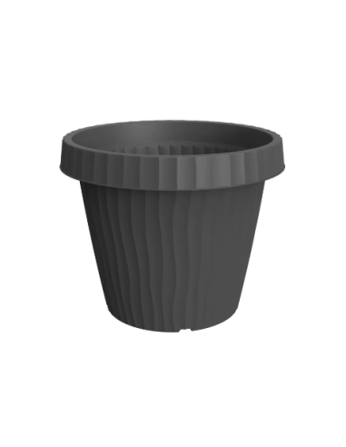 VASI E SOTTO VASI: vendita online VASO ONDA 31391 20CM GRAFITE in offerta