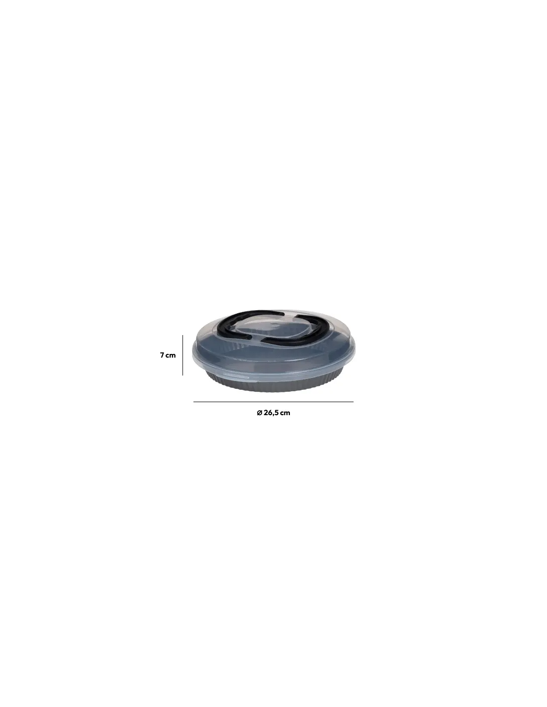 STAMPO CROSTATA 151311 26CM CON COPERCHIO su Shop in Casa