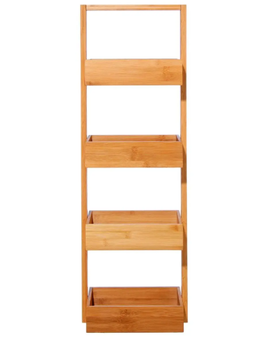 SCAFFALE 216716020 BAMBOO 4 PIANI 25X16X88CM su Shop in Casa