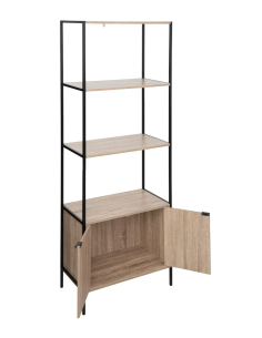 MOBILETTI E CONSOLE: vendita online LIBRERIA 181381 ALIAJ 68X35X176CM EFFETTO ROVERE NATURALE in offerta 2