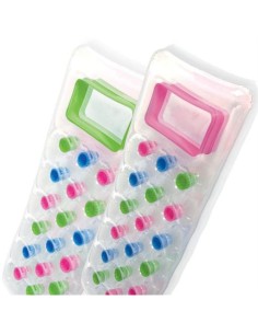 GONFIABILI: vendita online Materasso gonfiabile trasparente Intex, tasche portaoggetti, verde, 188x71 cm, comodo, pratico, re...