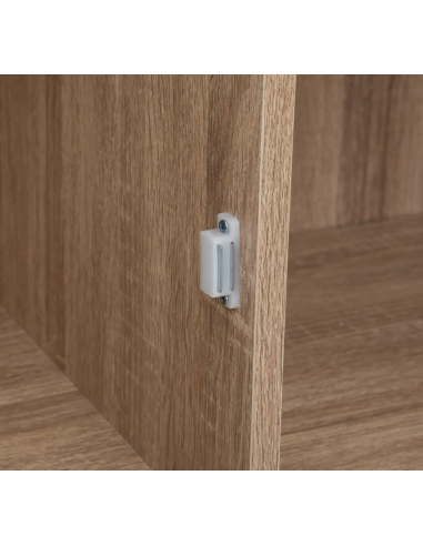 CREDENZA 181371 ALIAJ 2ANTE 114X37X110CM EFFETTO ROVERE NATURALE su...