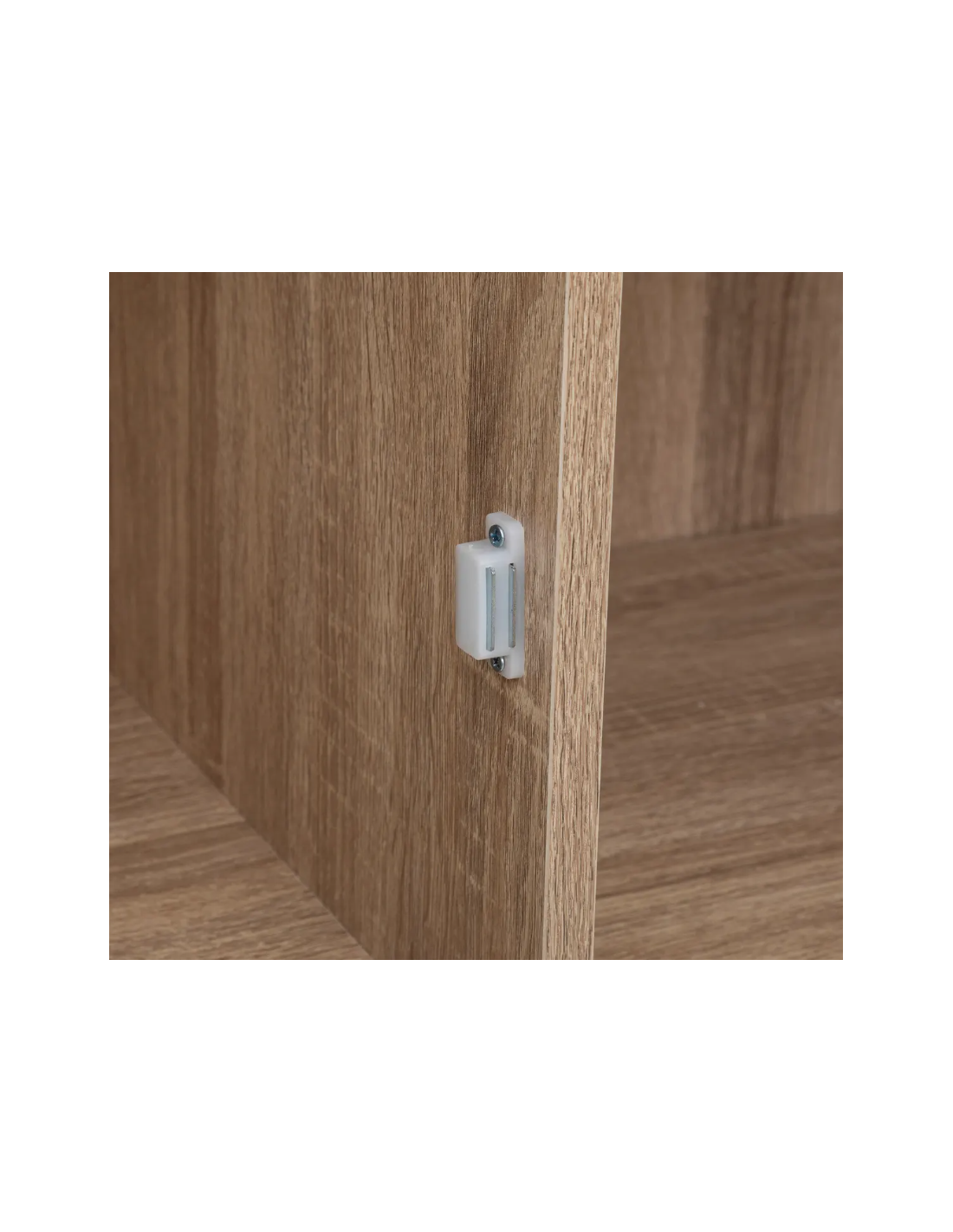 CREDENZA 181371 ALIAJ 2ANTE 114X37X110CM EFFETTO ROVERE NATURALE su...
