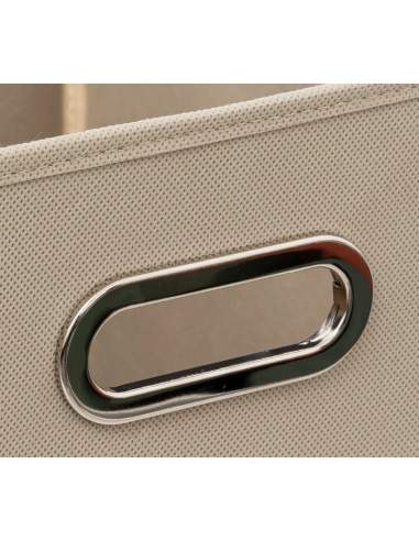 ACCESSORI: vendita online 5 Five Caja Organizadora, contenitore in tessuto, colore grigio scuro, organizer per scaffali, 31x3...