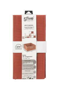 PORTAOGGETTI 138886L 31X31X15 TERRACOTTA su Shop in Casa