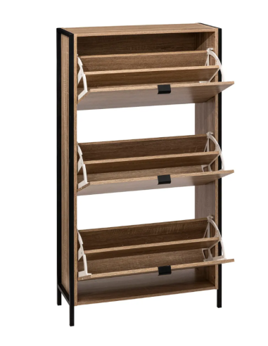 SCARPIERA 193448 ALIAJ 3 RIPIANI 63X24X122CM BEIGE su Shop in Casa