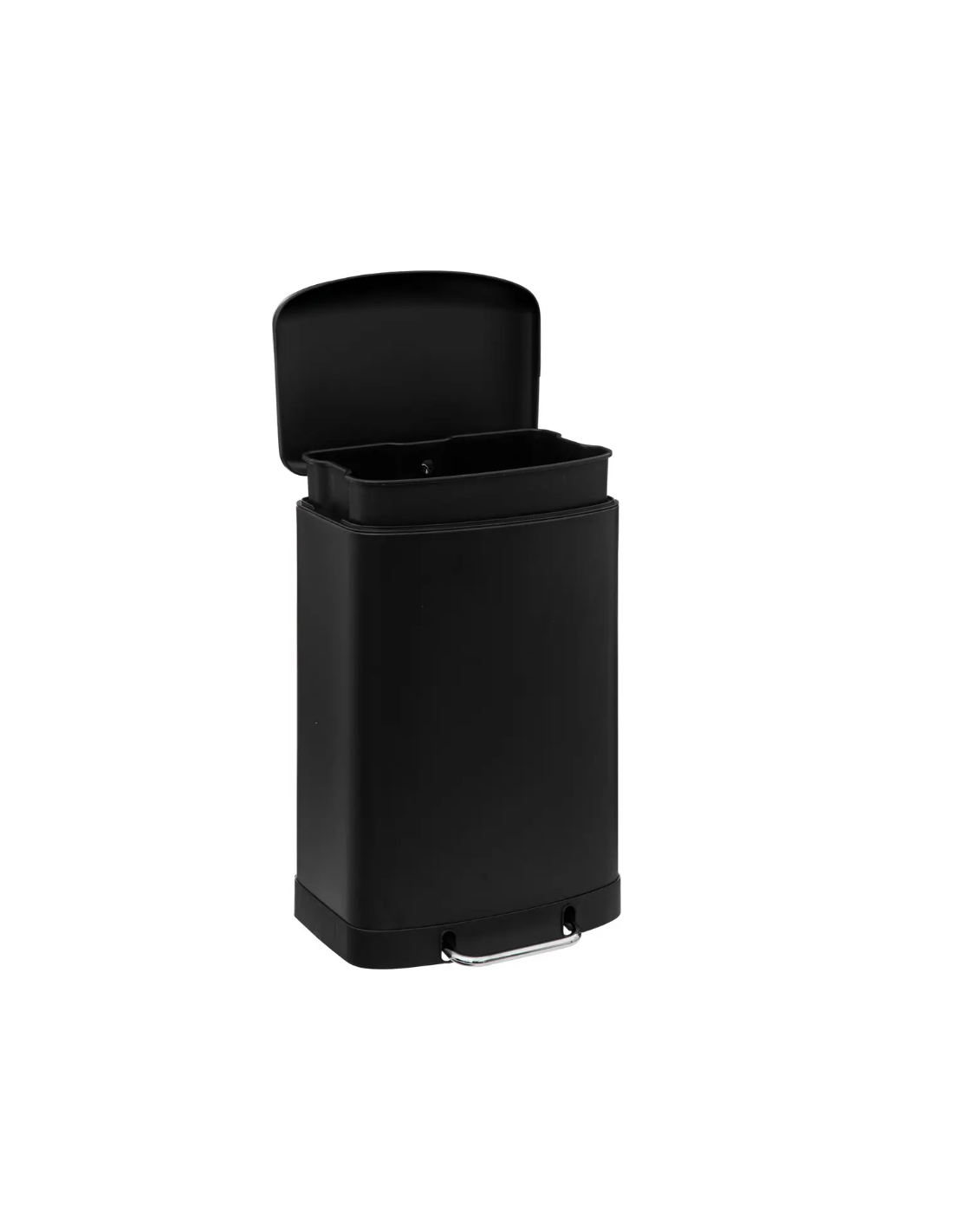 PATTUMIERA PEDALE 186155B METALLO 50LT NERO su Shop in Casa