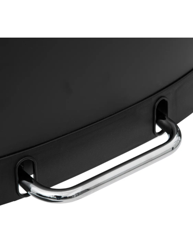 PATTUMIERA PEDALE 186155B METALLO 50LT NERO su Shop in Casa