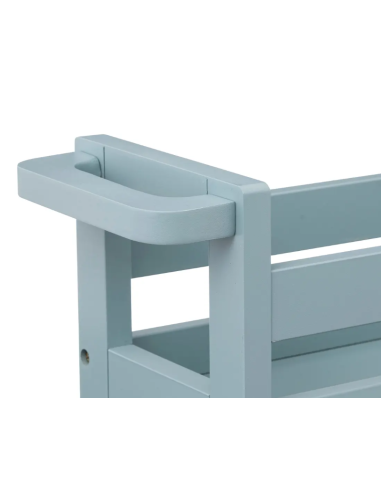 CARRELLO 174762Q CON RUOTE 3P AZZURRO ARTICO su Shop in Casa