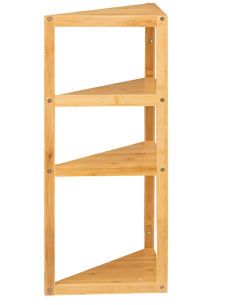 SPECCHI E MOBILETTI: vendita online SCAFFALE ANGOLARE 174874 BAMBOO 3P 36,5X33,5X80CM in offerta 2