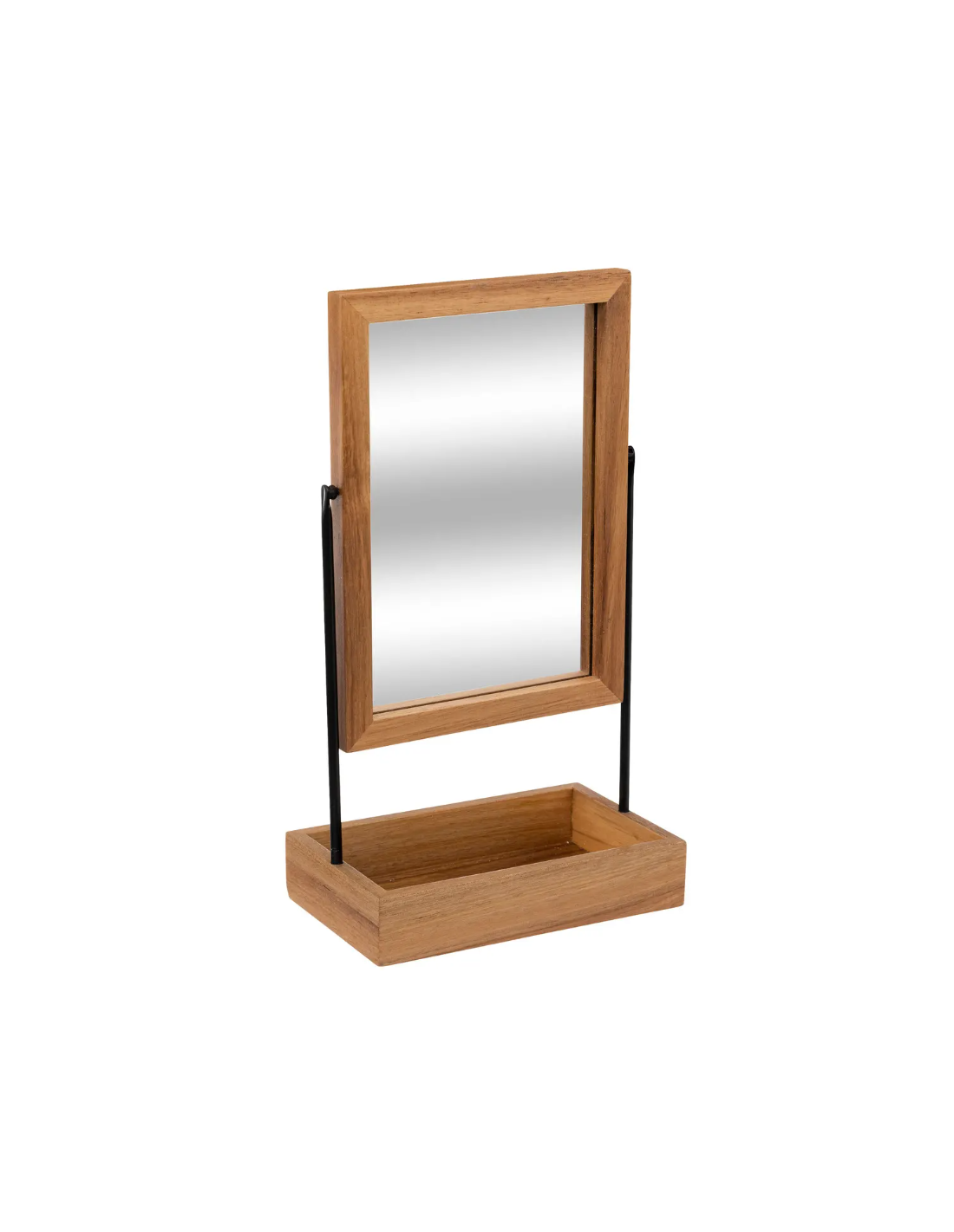 SPECCHIO 174842 CON SUPPORTO LEGNO su Shop in Casa