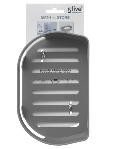 PORTASAPONE 174833 CON VENTOSE GRIGIO su Shop in Casa