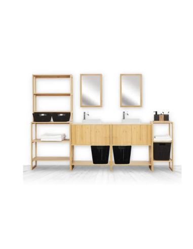 SCAFFALE 174828 BAMBOO 3P 70X33,5X84CM su Shop in Casa
