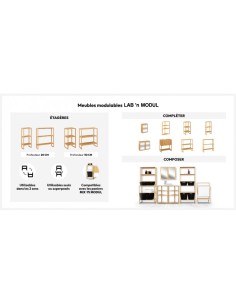 SPECCHI E MOBILETTI: vendita online SCAFFALE 174825 BAMBOO 3P 35X33,5X84CM in offerta 2