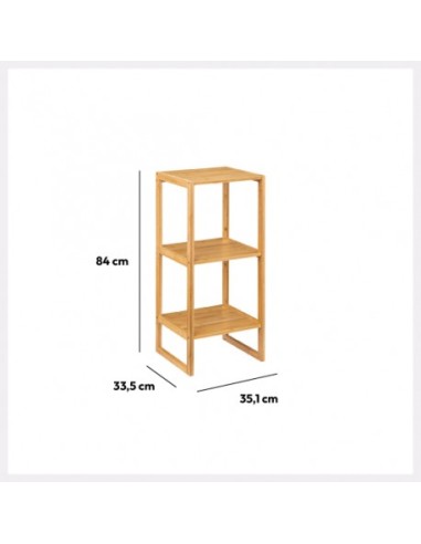 SCAFFALE 174825 BAMBOO 3P 35X33,5X84CM su Shop in Casa