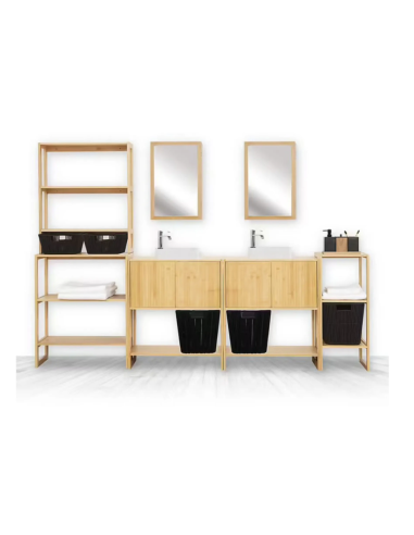 SCAFFALE 174824 BAMBOO 3P 35X20X84CM su Shop in Casa