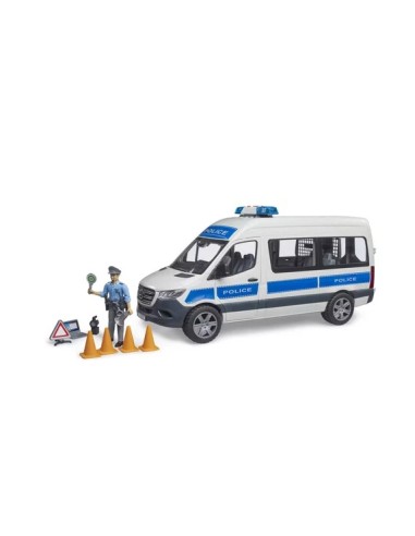 FURGONE POLIZIA 02683 SPRINTER CON PERSONAGGIO su Shop in Casa