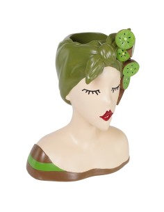 TESTA PORTAVASO 138225 KIWI 26X18X35CM RESINA su Shop in Casa