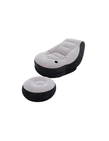 POLTRONA LOUNGE 68564 CON POGGIAPIEDI 102X137X79CM su Shop in Casa