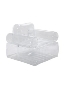 GONFIABILI: vendita online POLTRONA 66502 TRASPARENTE CON SHIENALE 109X107X79 in offerta