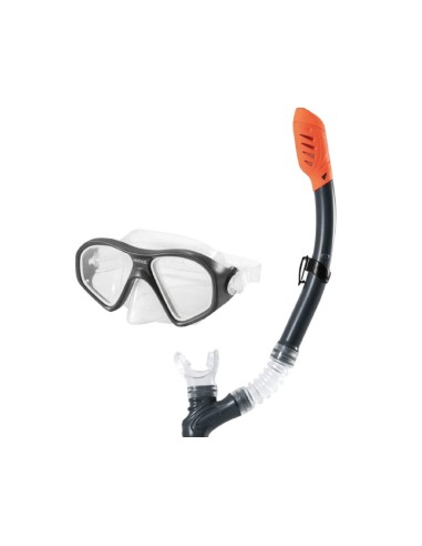 GIOCHI MARE: vendita online Set maschera e boccaglio Intex Reef Rider, chiusura antiacqua, lattice free, snorkeling, mare, et...