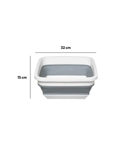 BACINELLE: vendita online BACINELLA 164752 8LT RETRAIBILE BIANCO/GRIGIO in offerta 2