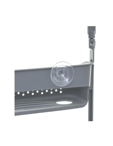 MENSOLA 160922B DOCCIA 2P FLESSIBILE GRIGIO su Shop in Casa