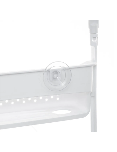 MENSOLA 160922A DOCCIA 2P FLESSIBILE BIANCA su Shop in Casa