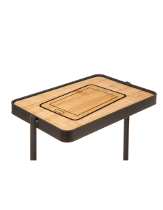 PORTAROTOLO 174679B NERO 60CM METALLO su Shop in Casa
