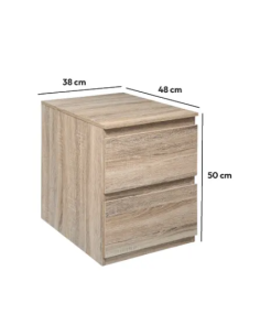 MOBILETTI E CONSOLE: vendita online CASSETTIERA 2 CASSETTI 38X48X50CM in offerta 2