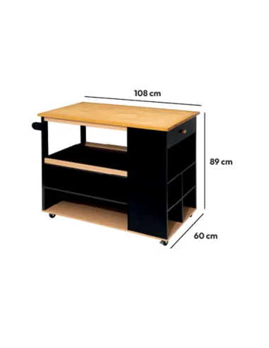 MOBILETTO CUCINA 108X89X60CM su Shop in Casa