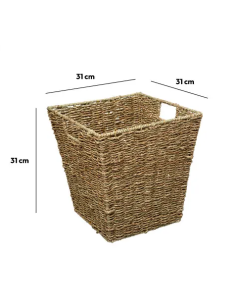 CESTA PORTAOGGETTI VIMINI 31X31CM su Shop in Casa