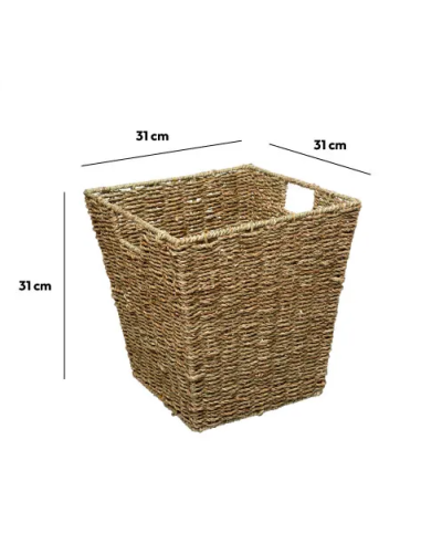 CESTA PORTAOGGETTI VIMINI 31X31CM su Shop in Casa