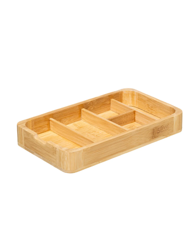 PORTAGIOIE BAMBOO CON SPECCHIO 24X3X14CM su Shop in Casa