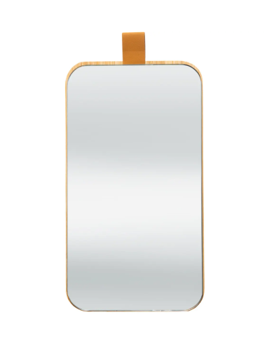 PORTAGIOIE BAMBOO CON SPECCHIO 24X3X14CM su Shop in Casa