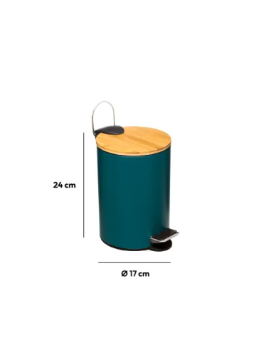 PATTUMIERA BAGNO 3LT PETROLIO su Shop in Casa