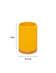 PORTASPAZZOLINI: vendita online PORTASPAZZOLINI 11CM GIALLO in offerta 2