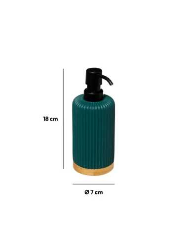 Dispenser di sapone Modern Color" da 270 ml blu petrolio su Shop in...