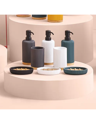 Distributore di Sapone 5five Modern Color 270ml - Design Elegante in Resina