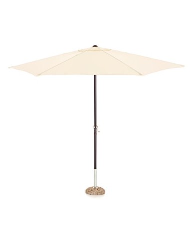 GAZEBO E OMBRELLONI: vendita online Ombrellone da giardino in alluminio tondo 3 m, palo centrale, apertura a manovella (base ...