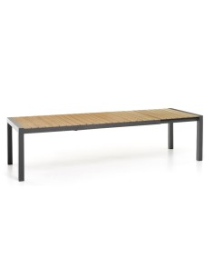 TAVOLO M0992-38 SANTORINI ANTRACITE 220/292X100CM ALLUNGABILE