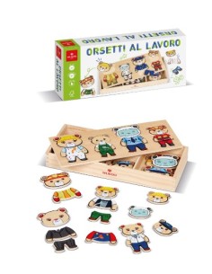 GIOCO 054117 ORSETTI AL LAVORO su Shop in Casa