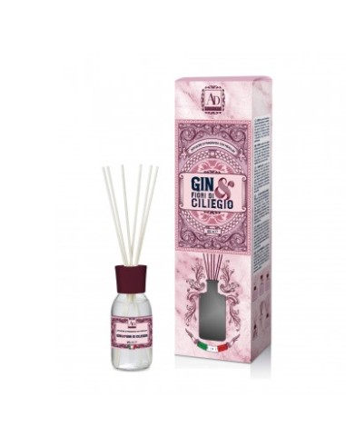 DIFFUSORE 100280 GIN/FIORI DI CILIEGIO 125ML CON BACCHETTE su Shop ...