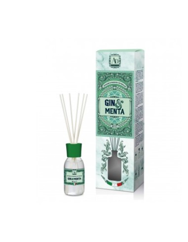 DIFFUSORE 100282 GIN/MENTA 125ML CON BACCHETTE su Shop in Casa