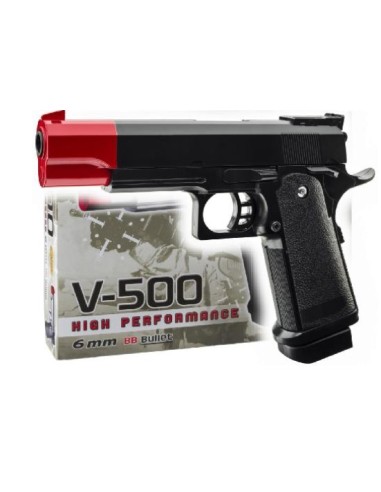 PISTOLA V-500 AIR SOFT GUN 6MM