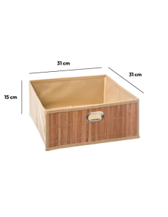 PORTAOGGETTI 31X15CM BAMBOO NATURALE su Shop in Casa