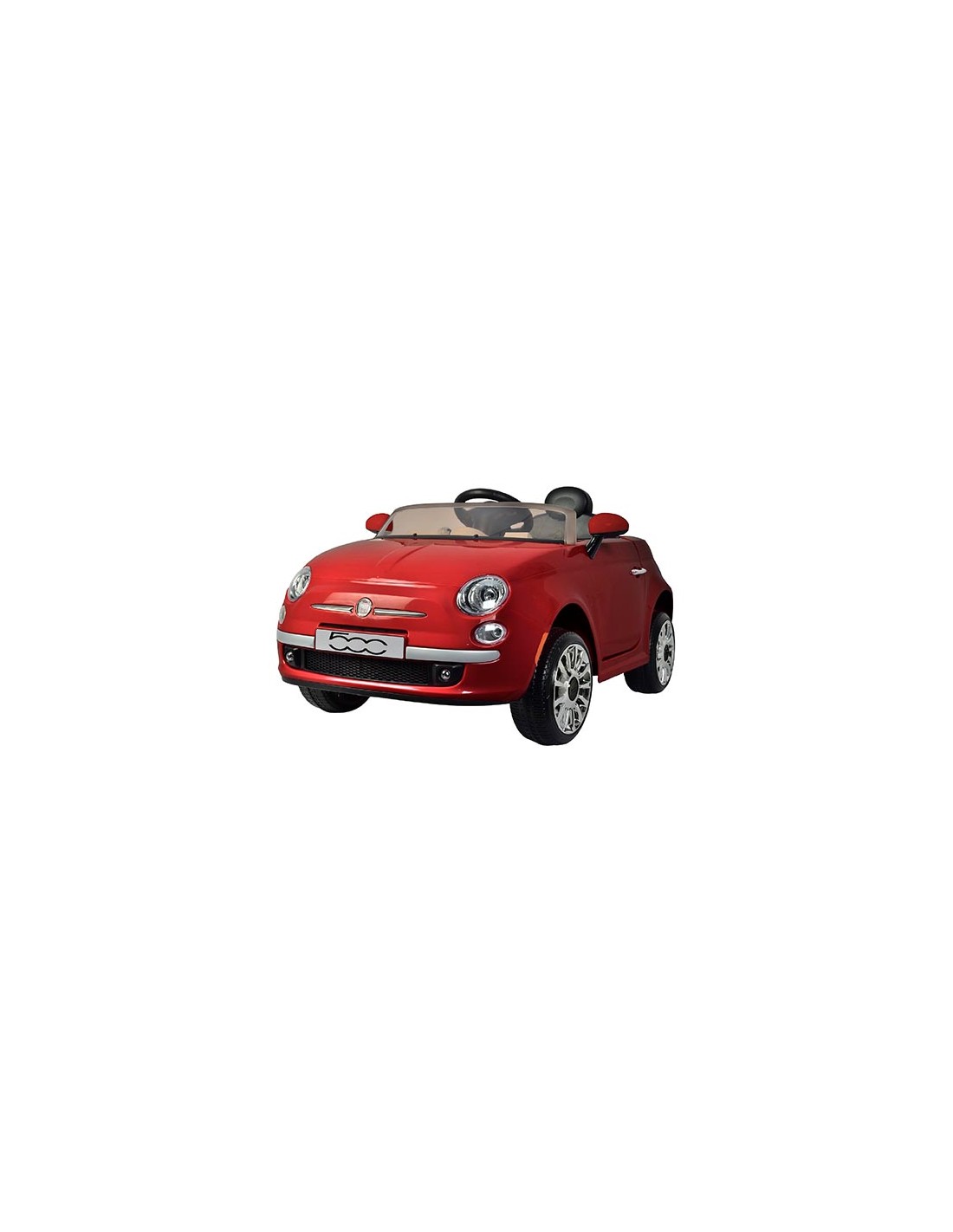 AUTO FIAT 500E ROSSA 12V CON TELECOMANDO 42120