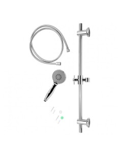 ACCESSORI VASCA E DOCCIA: vendita online SET DOCCIA TUBO 150CM E COLONNA 70CM INOX in offerta 2